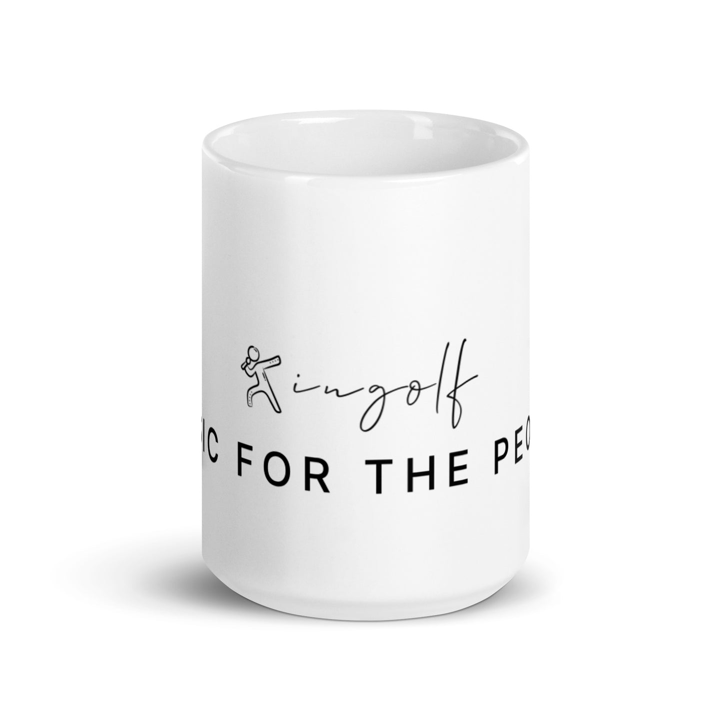 I3 White glossy mug