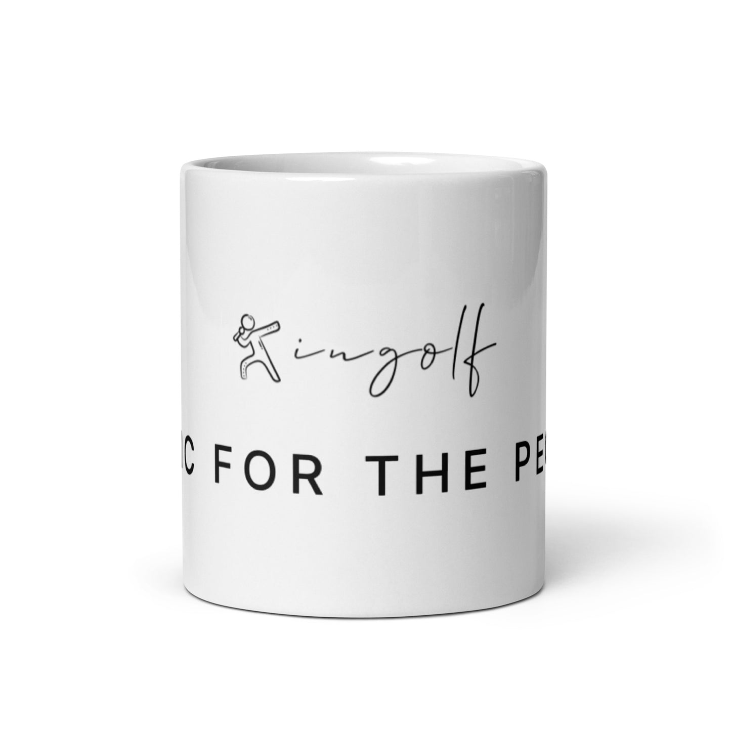 I3 White glossy mug