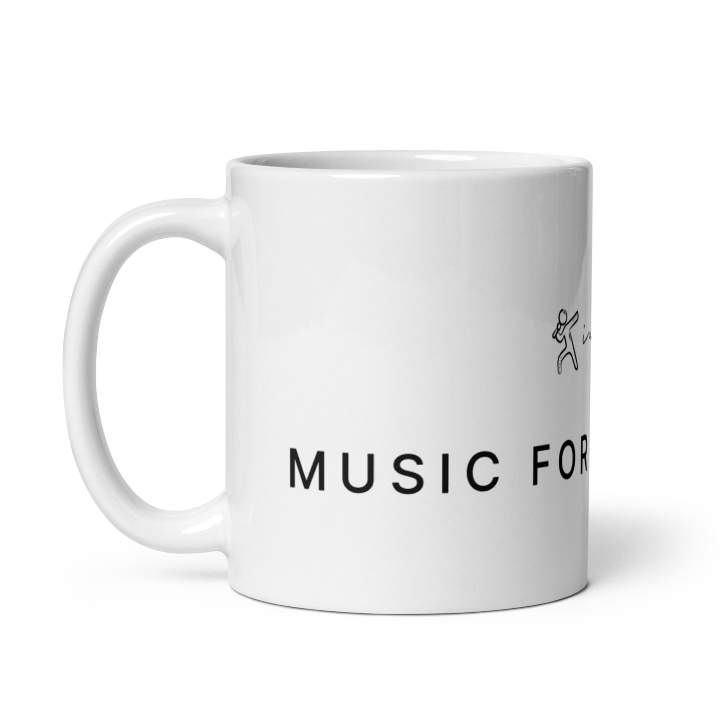 I3 White glossy mug