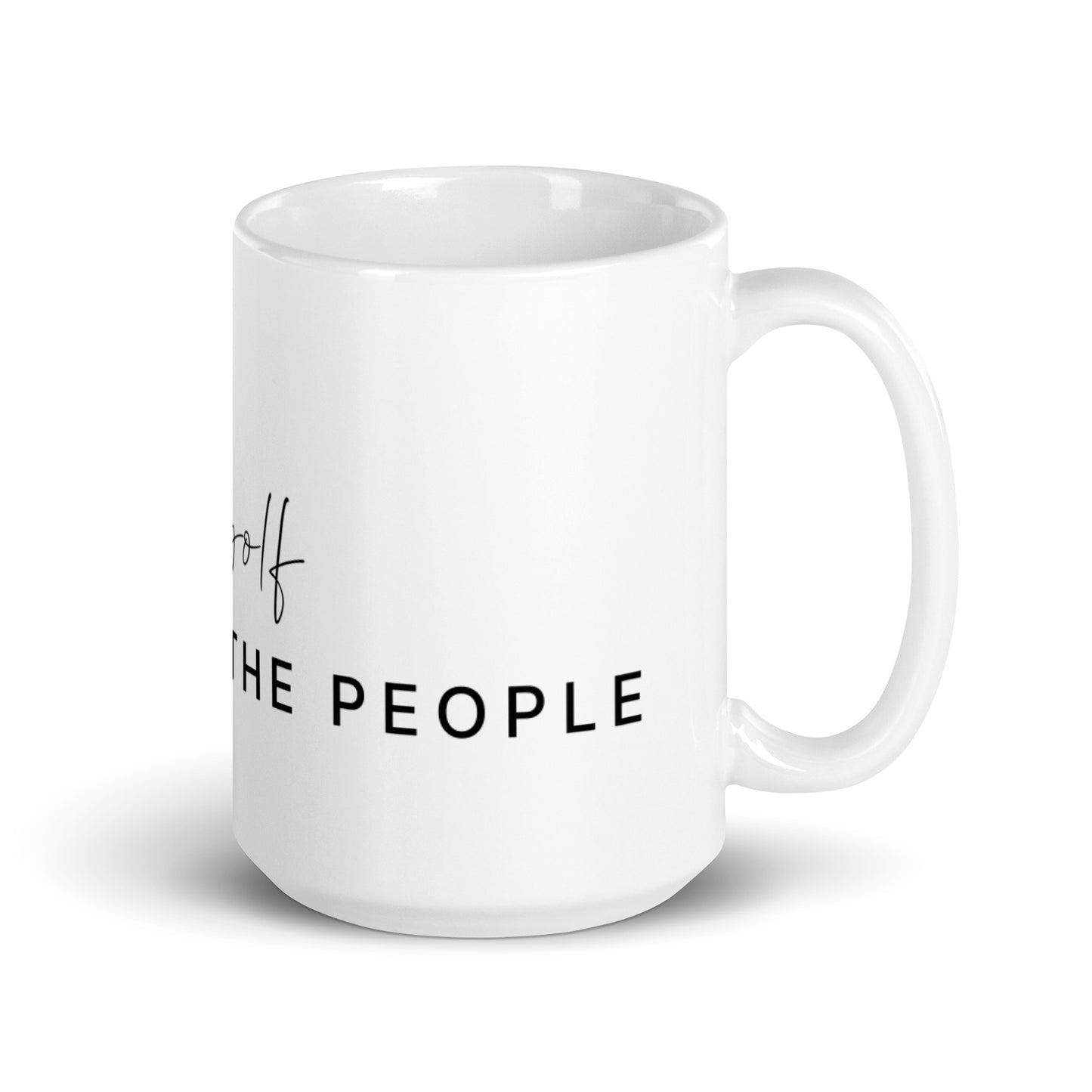 I3 White glossy mug